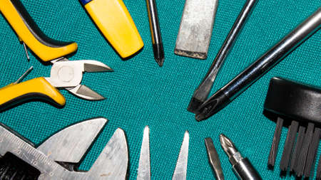 Background of different instruments.の写真素材