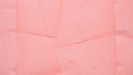 Strawberry ice cream. Strawberry briquette. Background ice cream.の写真素材