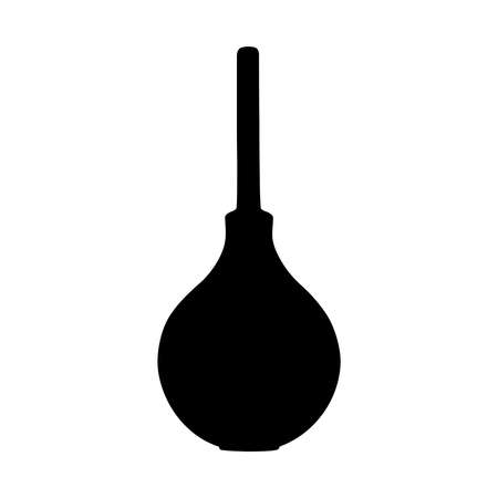 Medical pear enema in the vector.のイラスト素材