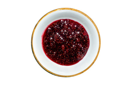 Wild berry strawberry. The background is a strawberry berry. Strawberry jam.