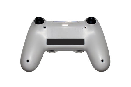 The joystick for the game console is isolated on a white background. Gamepad for the game console.
