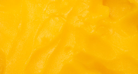 The texture of natural thick honey.Meadow bee honey.Homemade flower honey.Natural Altai honey.Honey background.Honey photo.の写真素材