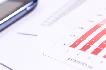 Financial accounting stock market graphs analysis