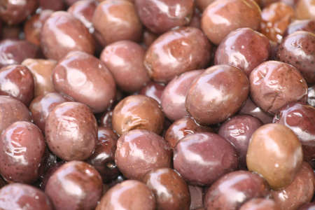 Black olivesの写真素材