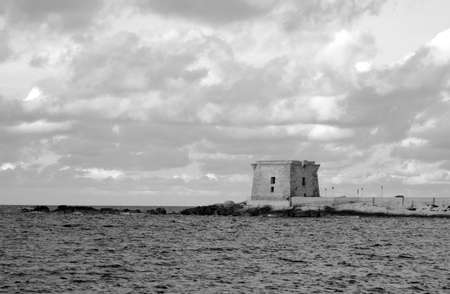 Ligny tower inTrapaniの写真素材