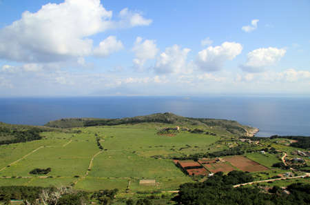 The hinterland of Levanzo - Egadi islands in Sicilyの写真素材
