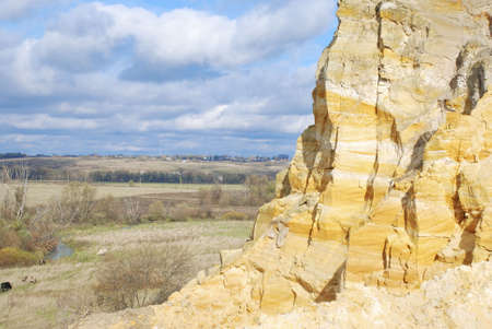 Sand open-cast mineの写真素材