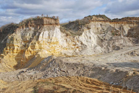 Sand open-cast mineの写真素材