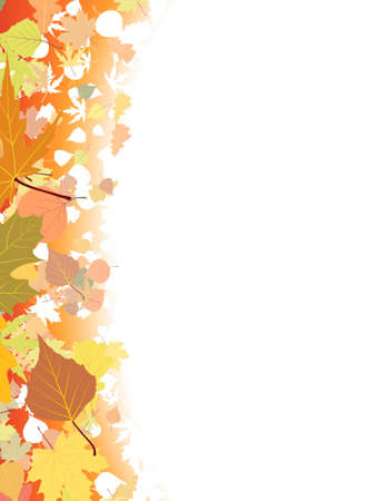 Autumn background template. のイラスト素材