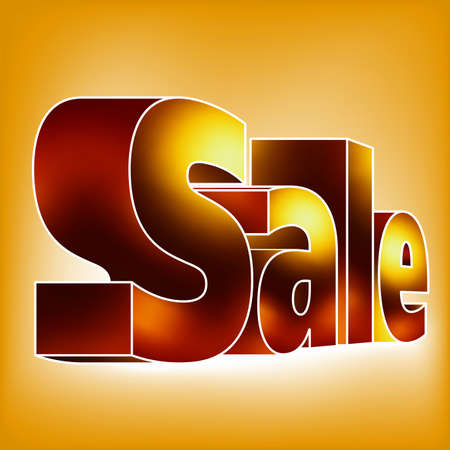 "SALE" on the white-blue background. EPS 8 vector file includedのイラスト素材