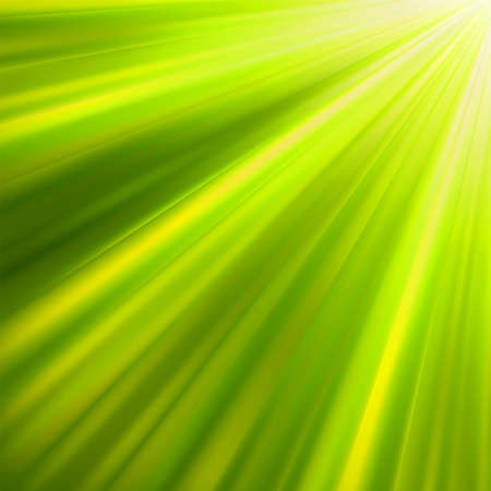 Green luminous rays.  のイラスト素材