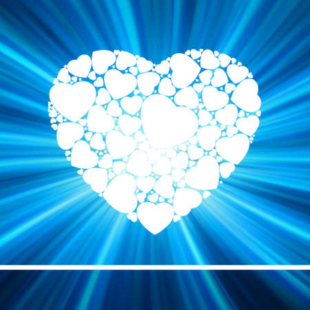 Valentine's day card. EPS 8 vector file includedのイラスト素材