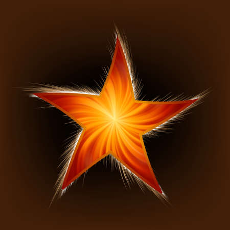 Star and Rays. のイラスト素材