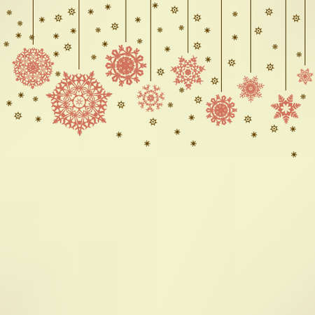 Vintage merry christmas and happy new year. のイラスト素材