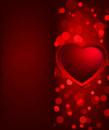Day Valentine card with heart. EPS 8のイラスト素材