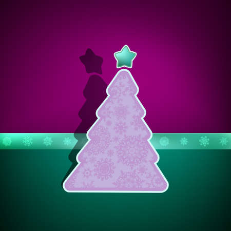 Merry Christmas Card. EPS 8のイラスト素材