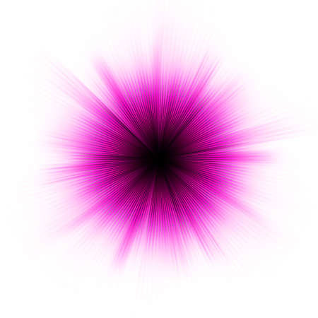 Abstract burst on white, easy edit.  の写真素材