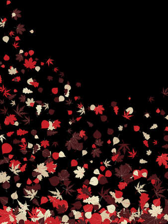 Autumn retro background.  のイラスト素材