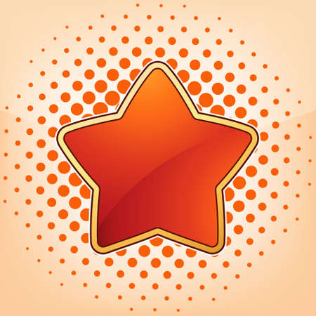 Vector star, abstract design element. EPS 8 vector file includedのイラスト素材