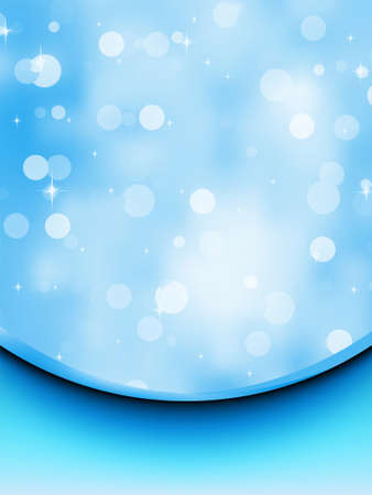 Bokeh card with blue silk. EPS 8 vector file includedのイラスト素材