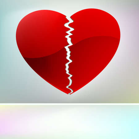 Nice Vector broken heart のイラスト素材