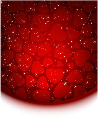 Valentine's card with copy space. EPS 8 vector file includedのイラスト素材
