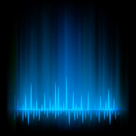 Aurora Borealis abstract glow light background. のイラスト素材