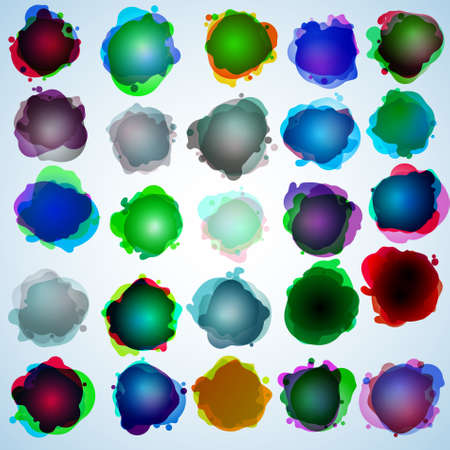 Color speech bubbles collection.のイラスト素材