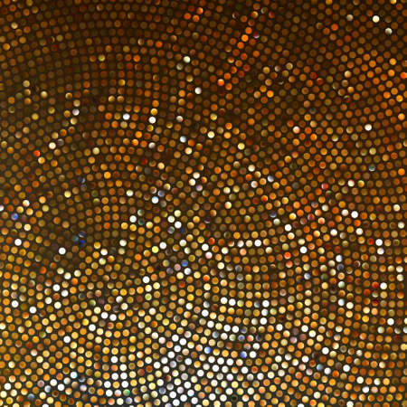 Abstract rounded gold mosaic background. EPS8. To see similar visit my portfolioの写真素材