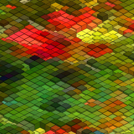 Abstract 3d colorful mosaic backgroundのイラスト素材