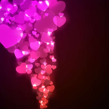 Flying hearts Valentine's day 20110824-2(201).jpgのイラスト素材