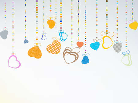 Valentine day backgroundのイラスト素材