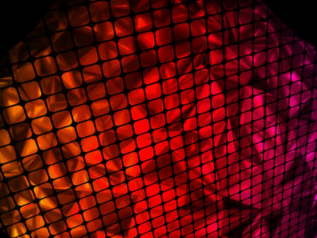 Colorful geometrical light 3D mosaic  のイラスト素材