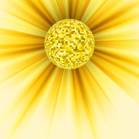 Abstract party Background with glowing lights and disco ball  EPS 8 vector file includedのイラスト素材