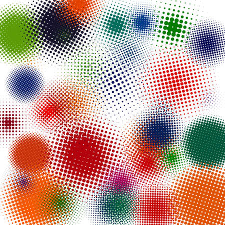 Halftone vector illustration Set background  EPS 8 vector file includedのイラスト素材