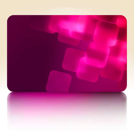 Purple gift card  のイラスト素材