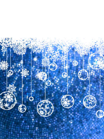Christmas background with copyspace  All elements on separate layers  EPS 8 vector file includedのイラスト素材