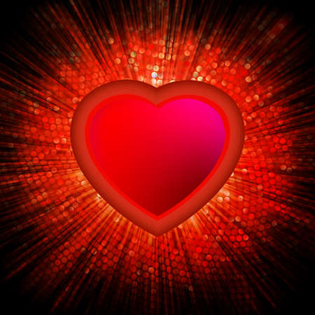 Abstract Heart Burst Background  EPS 8 vector file includedのイラスト素材