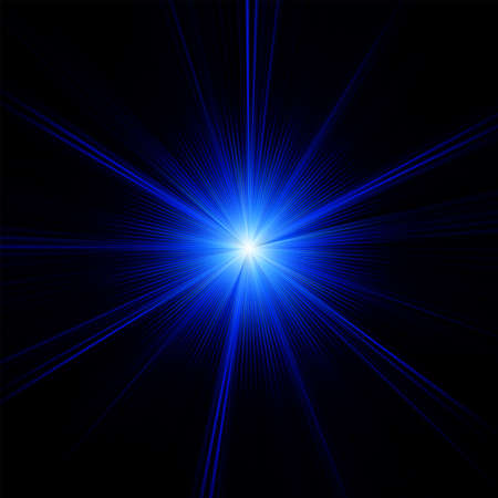 Blue color design with a burst  のイラスト素材
