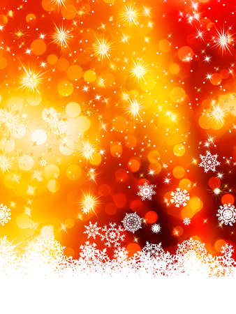 Multicolor abstract christmas background with snowflake.のイラスト素材