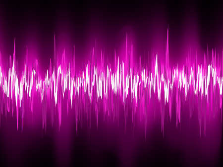Abstract purple waveform. のイラスト素材