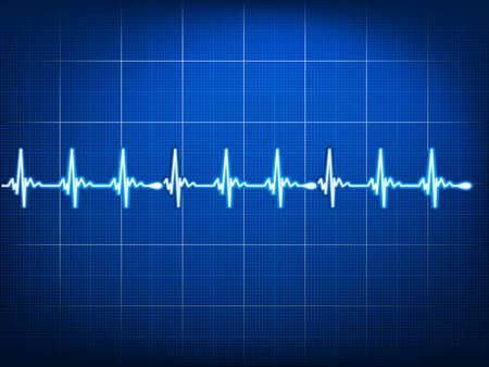 Abstract heart beats cardiogram. のイラスト素材