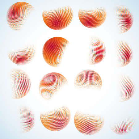 Abstract halftone circle design. And also includes EPS 10 vectorのイラスト素材