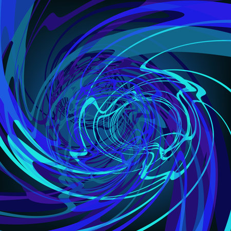 Blue abstract stylish fantasy background  