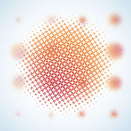Abstract halftone design  のイラスト素材