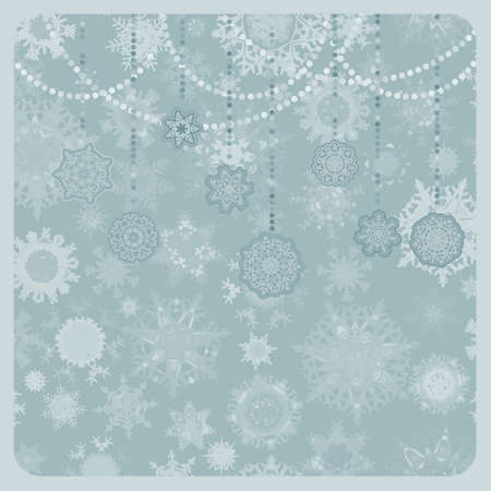 Christmas origami snowflake vector background  EPS 8 vector file includedのイラスト素材