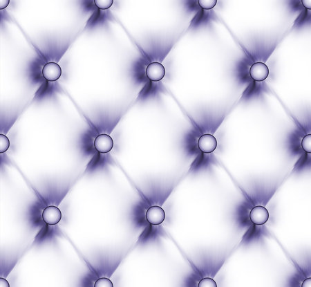 Luxury buttoned fiolet light leather seamless pattern. のイラスト素材