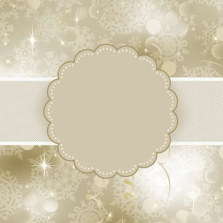 Christmas frame design for xmas card  EPS 8 vector file includedのイラスト素材