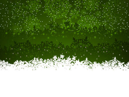 Winter background with many falling snowflakes  EPS 8 vector file includedのイラスト素材