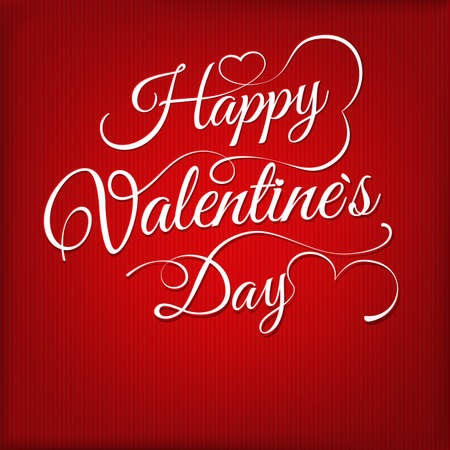 Valentines day vintage lettering background.  のイラスト素材